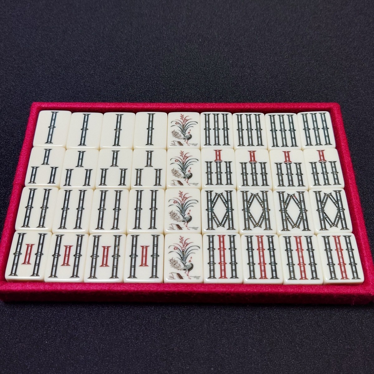 Yahoo!オークション - キングバード製 麻雀牌 虎牌 茶色・ブラウン 関