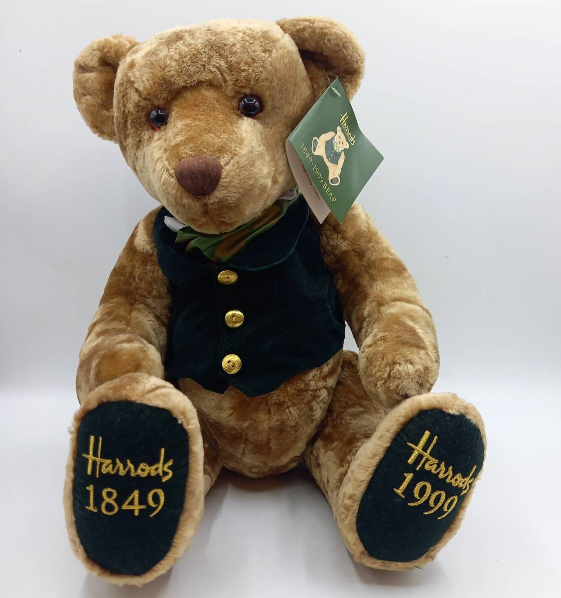 Yahoo!オークション - Harrods ハロッズ テディベア 1849 1999 くま ぬ