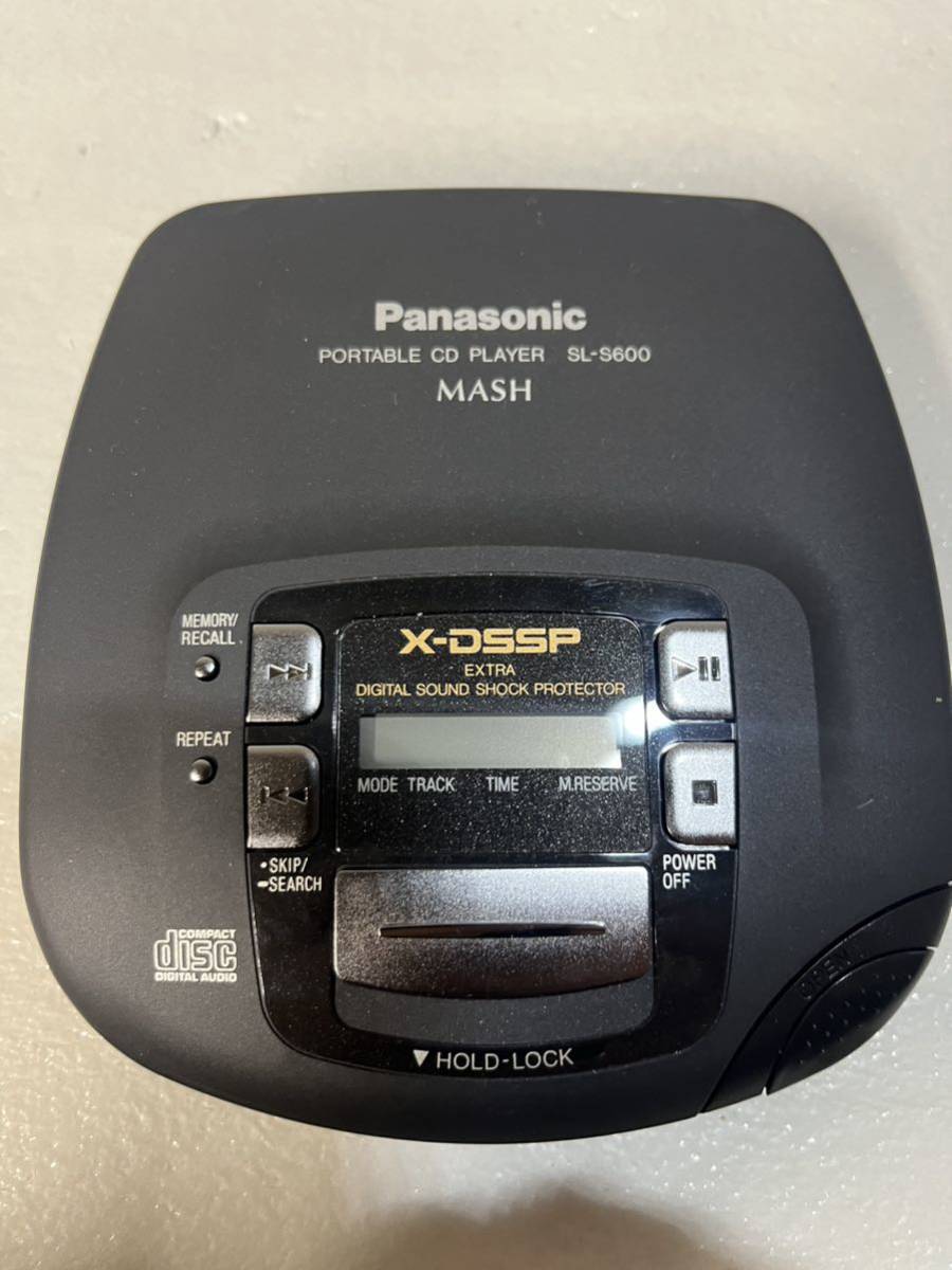 Panasonic パナソニックSL-S600-K ブラックポータブルCD プレーヤー