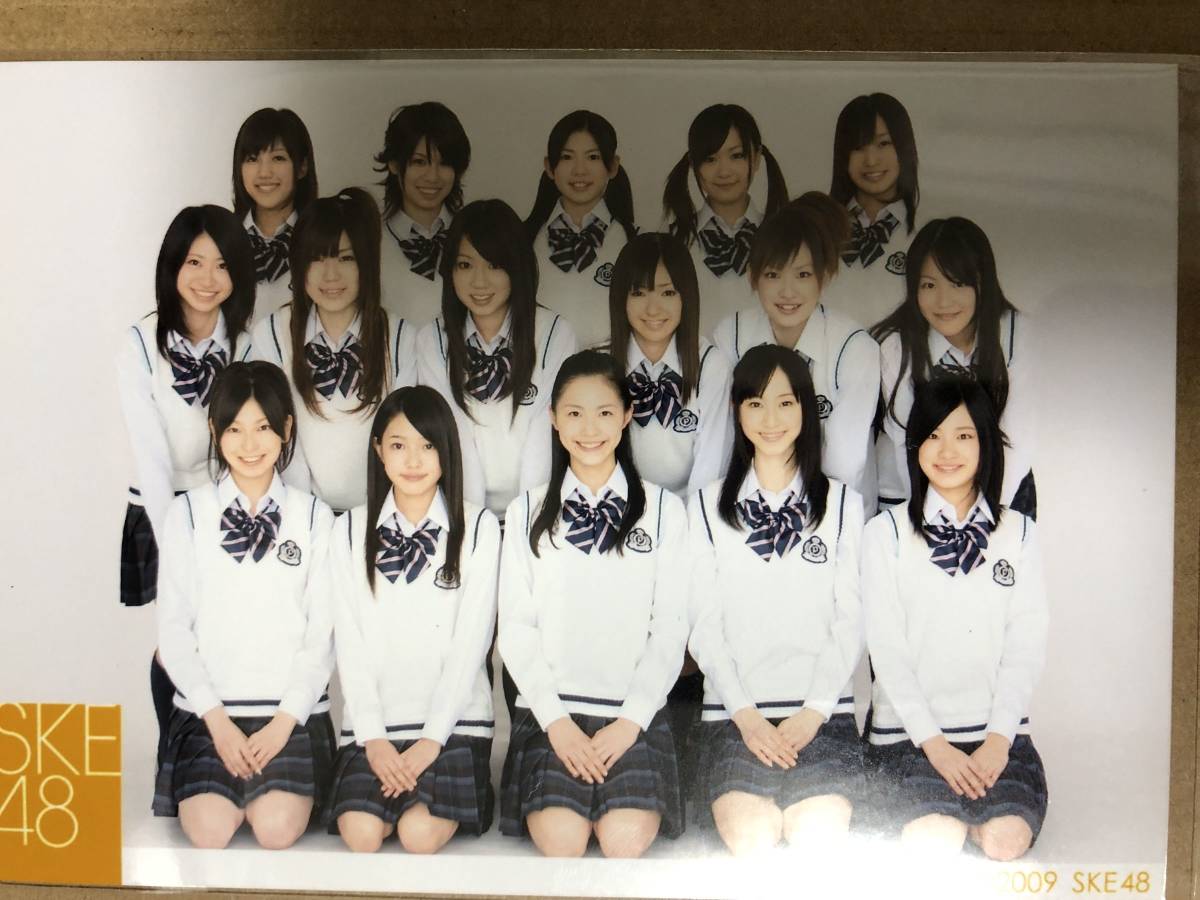 SKE48 松井玲奈 松井珠理奈 2009 公式 生写真 矢神久美 大矢真那 平田