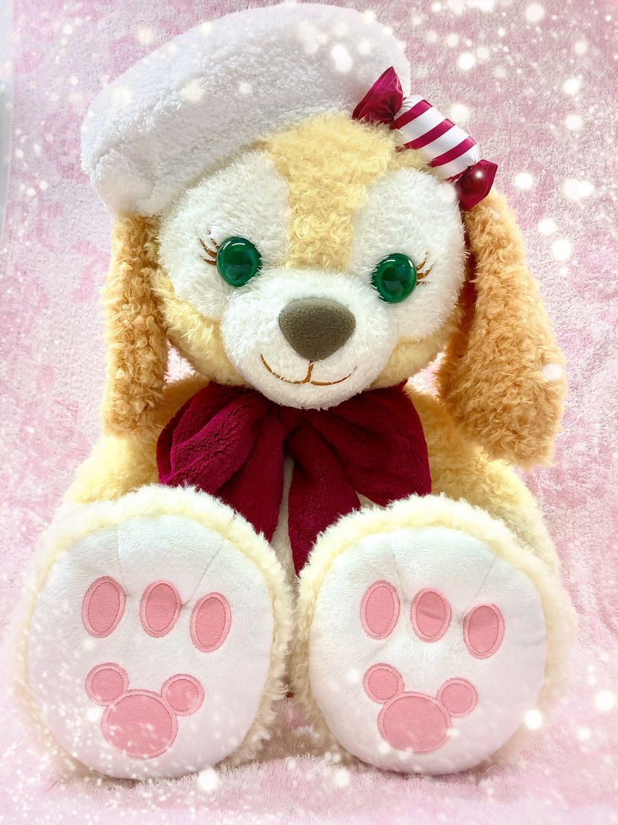 クッキーアン Mサイズのぬいぐるみ ダッフィー＆フレンズ ホワイト