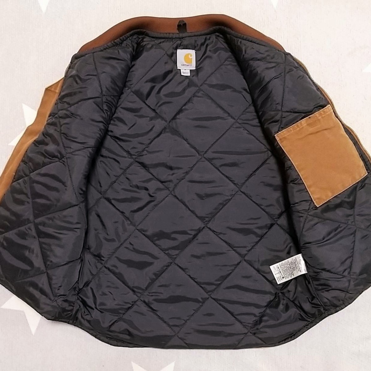 美品 90's カーハート Carhartt ダックベスト ヴィンテージ M キャメル