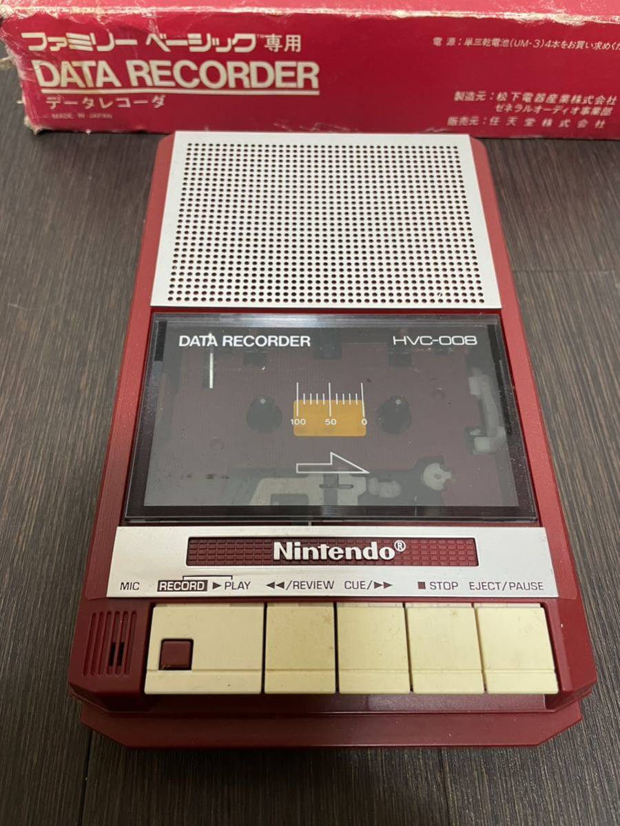 ファミリーベーシック専用データレコーダ ファミコン FC データ