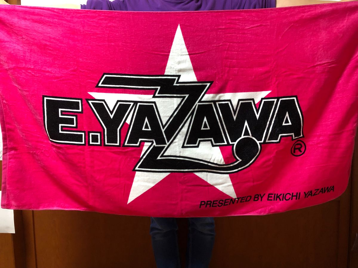 矢沢永吉 ジャガードスペシャルビーチタオル(ロゴ)イーグル 矢沢永吉