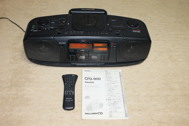 Yahoo!オークション - ソニー SONY CFD-900 CDラジカセ ドデカホーン