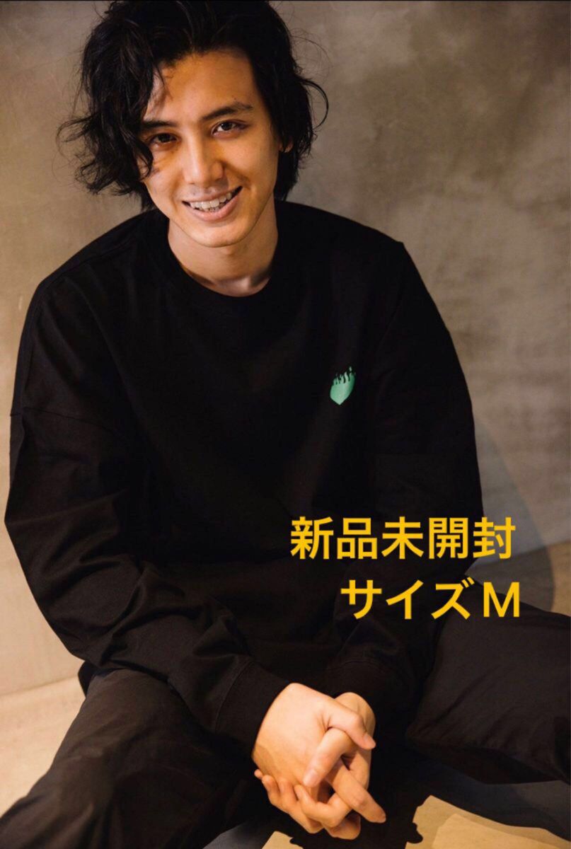 新品未開封 藤井風 MO-EH-YO long sleeve T-shirts Tシャツ サイズM 黒