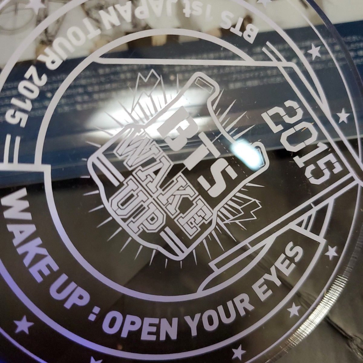 BTS レア 2015 電池・ケースつき ペンライト 1st ツアーWake Up Open