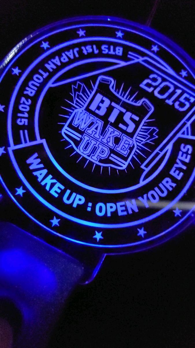 BTS レア 2015 電池・ケースつき ペンライト 1st ツアーWake Up Open