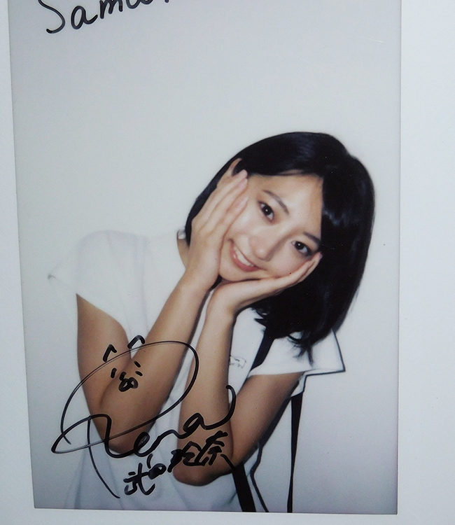 Yahoo!オークション - 武田玲奈 直筆サイン入りチェキ