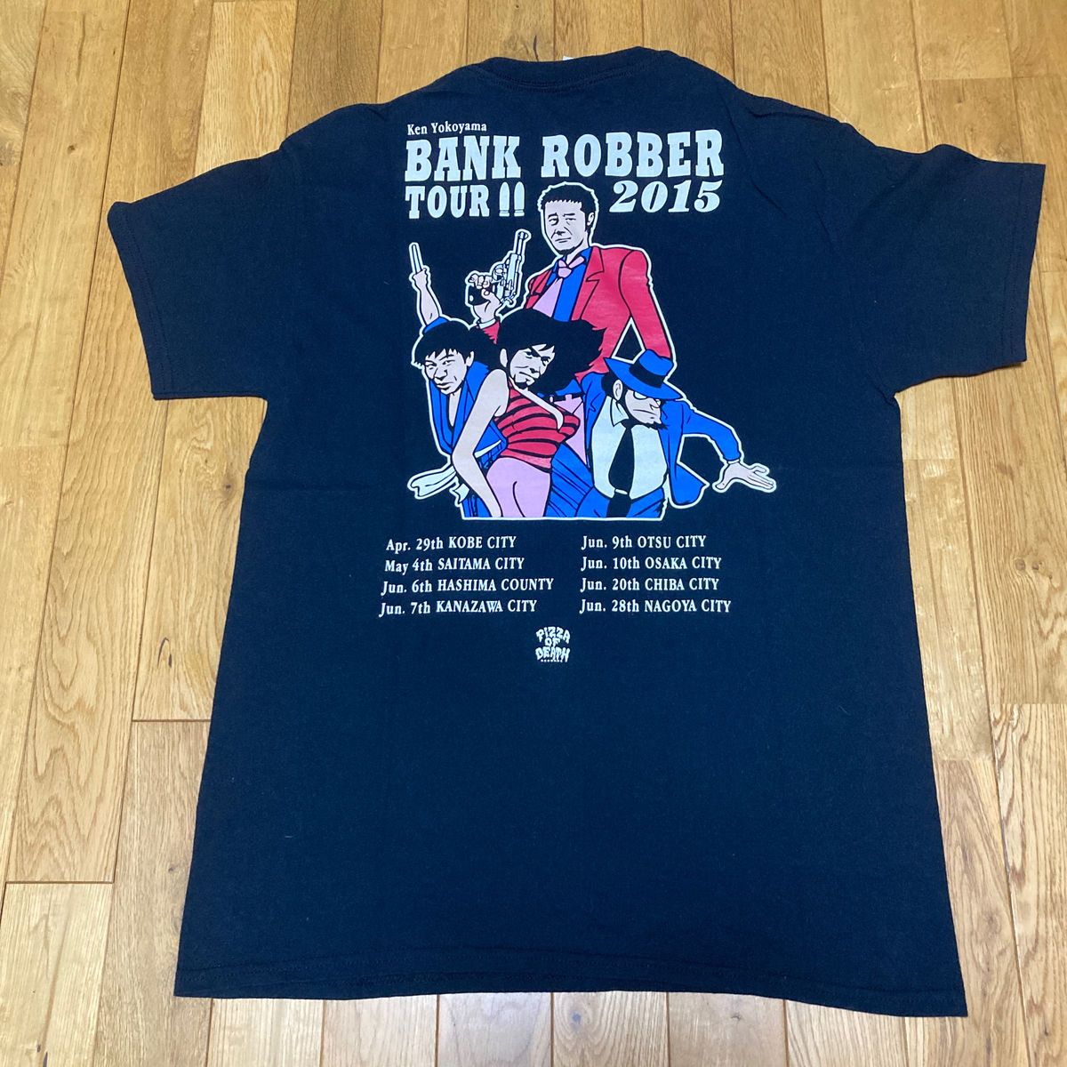 PIZZA OF DEATH 横山 健 ken yokoyama Tシャツ 2015 M hi-standard
