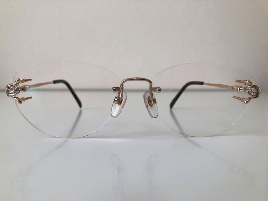 HOYA 眼鏡 ダイヤモンド 宝石 新品 未使用 アイジュエリー メガネ 縁