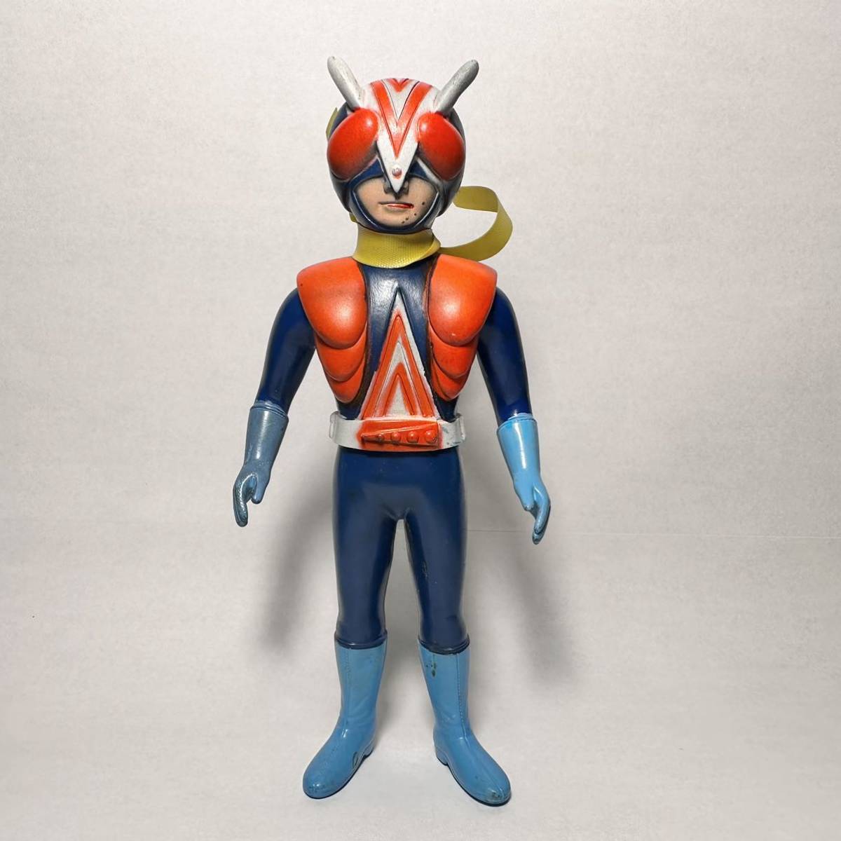 Yahoo!オークション - 当時物 ポピー ライダーマン ソフビ / 約15㎝ /