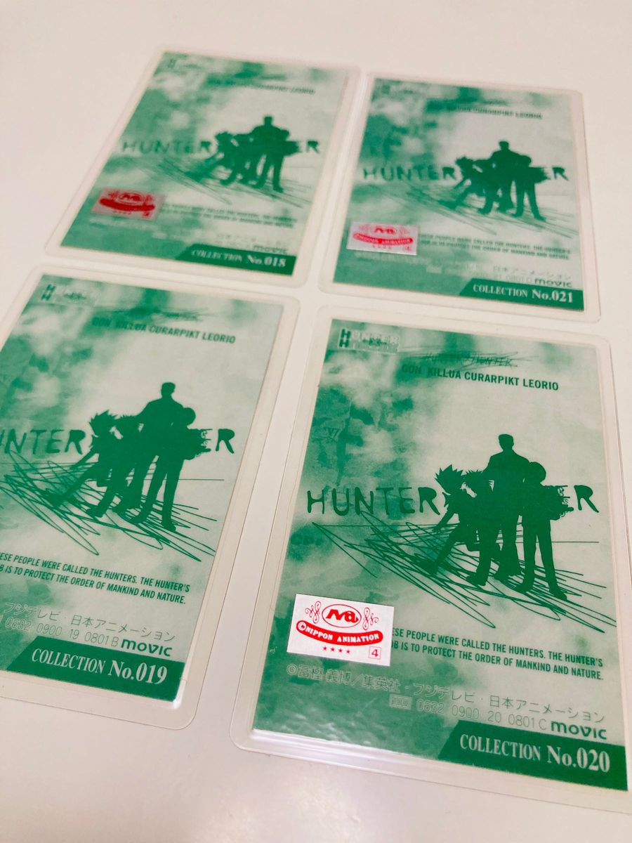 ハンター×ハンター ラミカ（ラミネートカード）4種セット ゴン/キルア