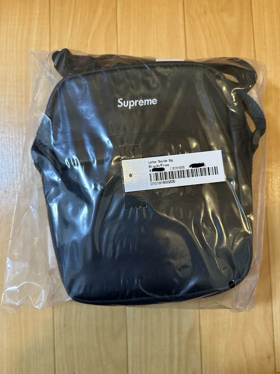 Supreme Leather Shoulder Bag Black 23FW Week10 シュプリーム レザー