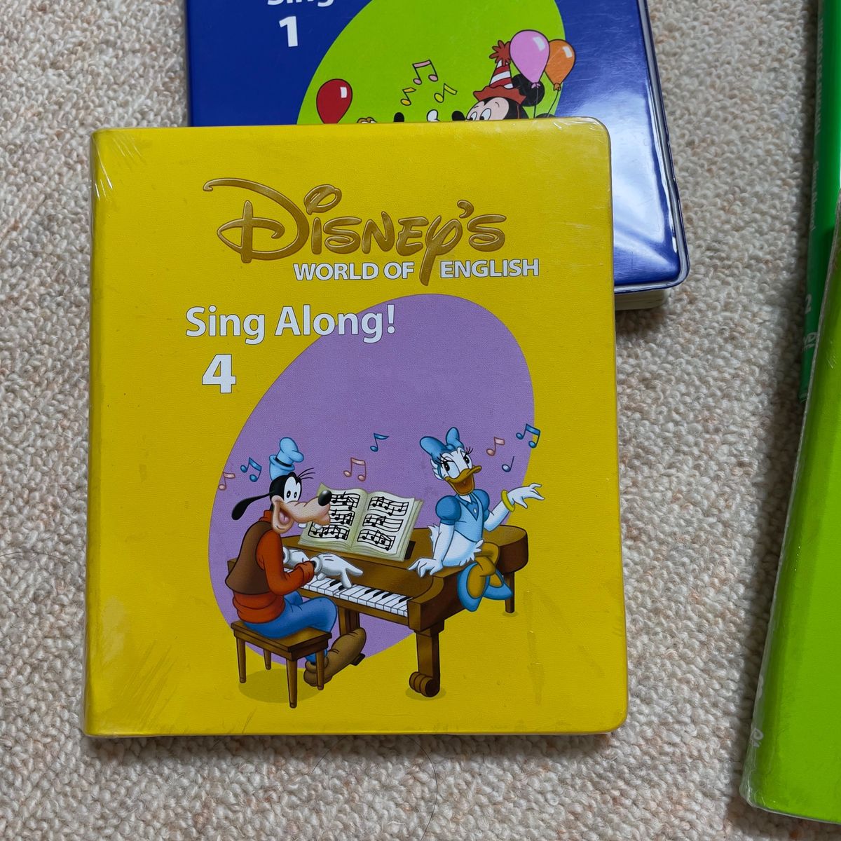 Disney World of English シングアロング Sing Along DVD 全4巻 3 4巻