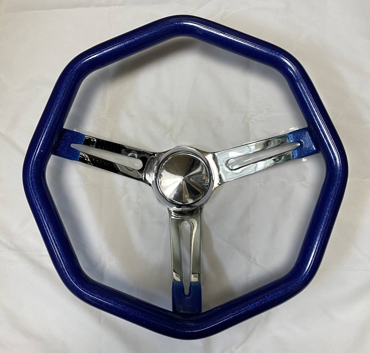 Yahoo!オークション - 希少 オクタゴン ステアリング ブルー ムーンア