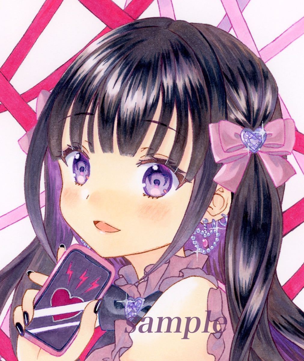 Yahoo!オークション - 手描きイラスト オリジナル 一次創作 A4サイズ