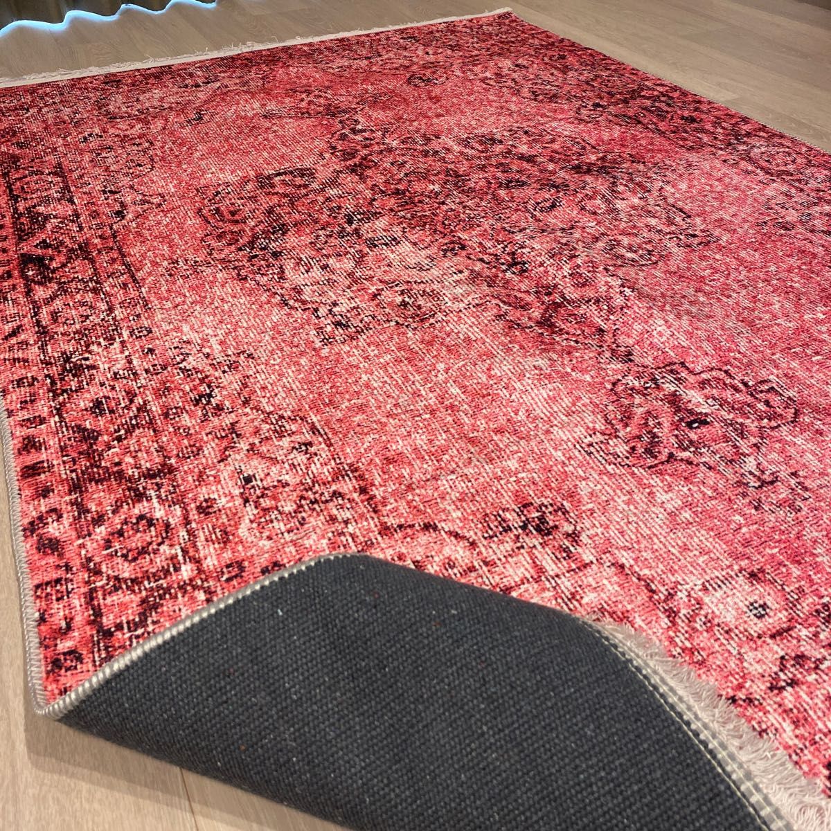 トルコのカーペット 120*180cm オーバーダイ ヴィンテージデザインラグ