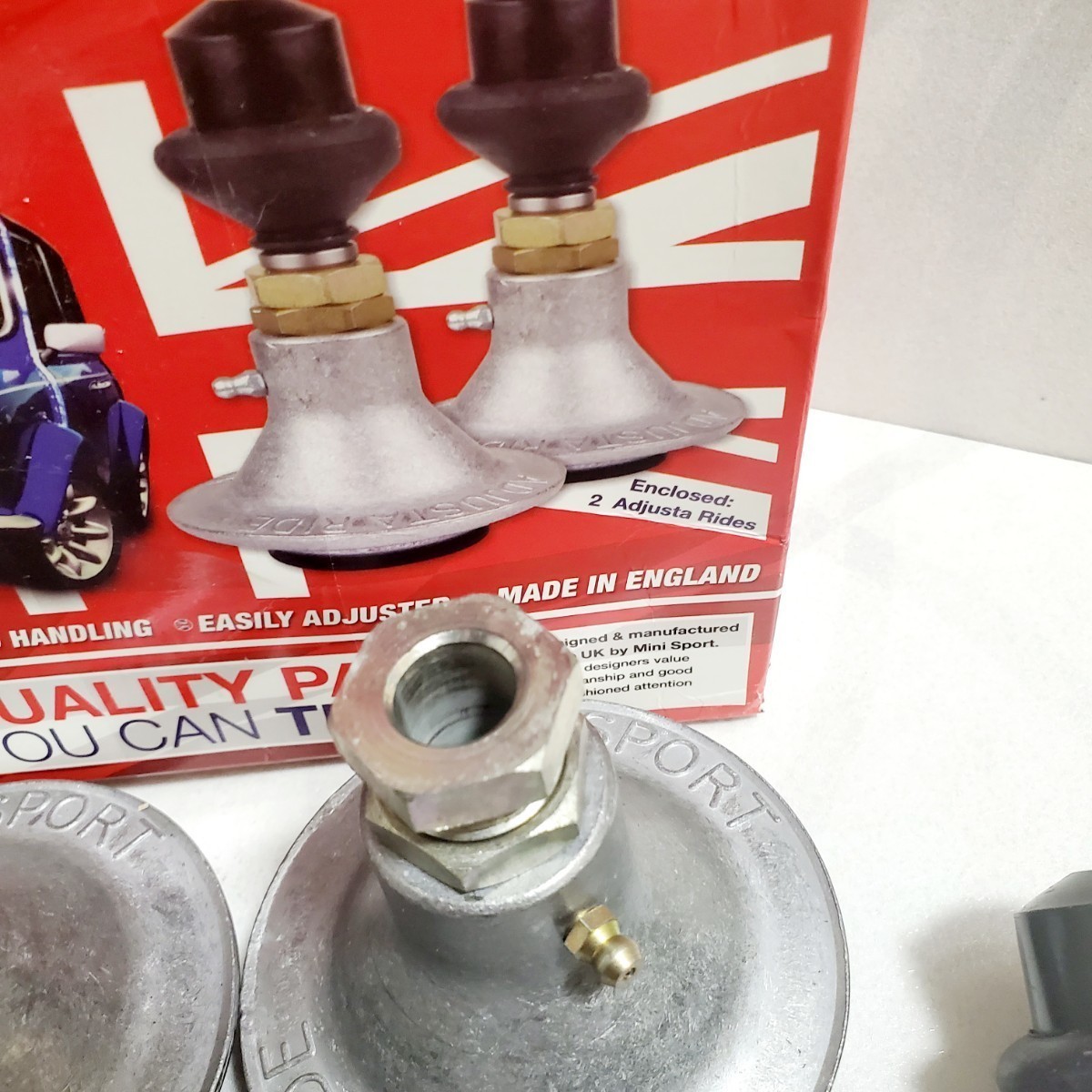 ローバーミニ ハイローキット アジャスタライド 一台分 ナックル