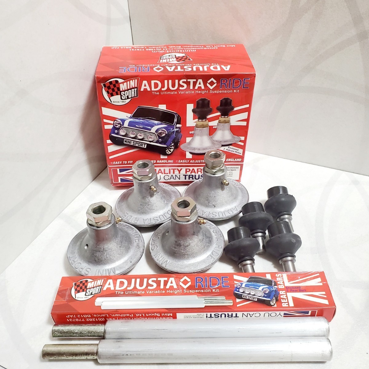 ローバーミニ ハイローキット アジャスタライド 一台分 ナックル