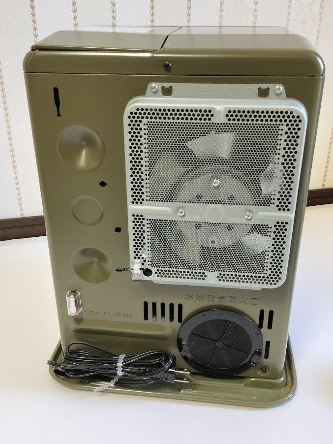 FH-CP25Y コロナ 石油ファンヒーター 専用収納バッグ付き オリーブ