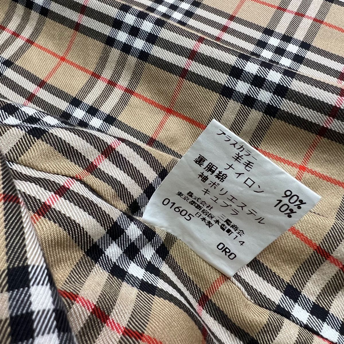 黒襟 Burberry's ノバチェック XL ステンカラーコート ベージュ