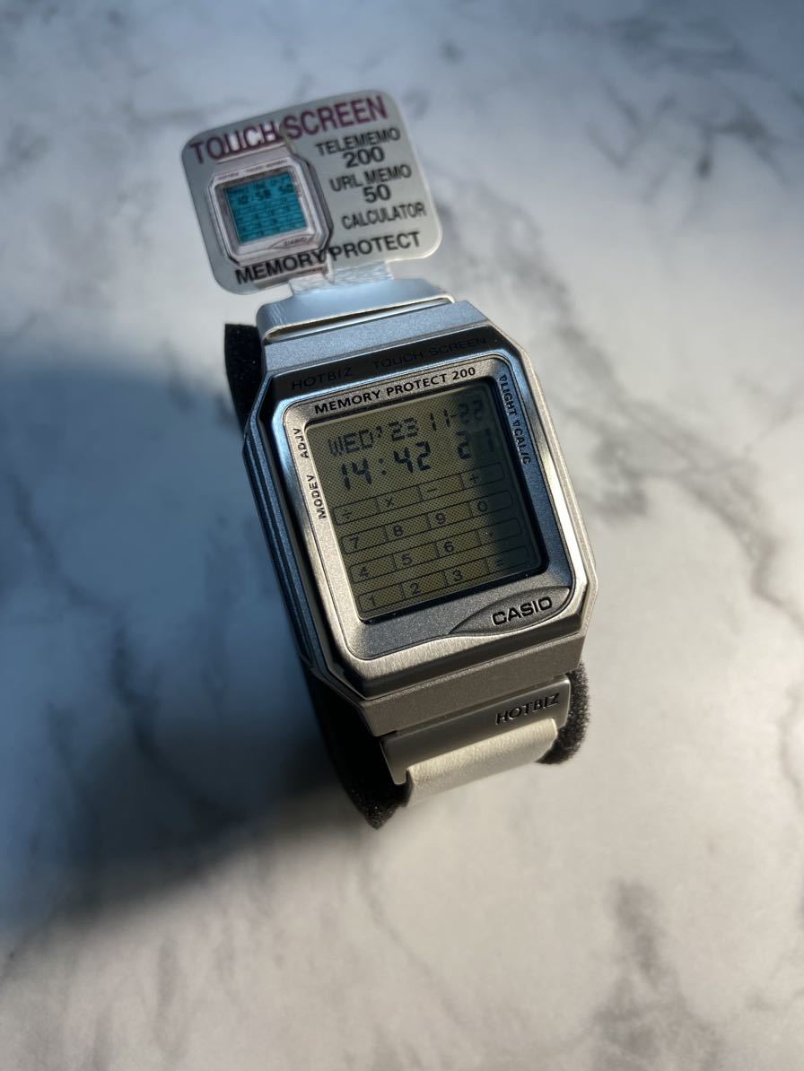 希少 超美品 CASIO DATABANK HOTBIZ VDB-3000 TOUCH SCREEN 新品電池