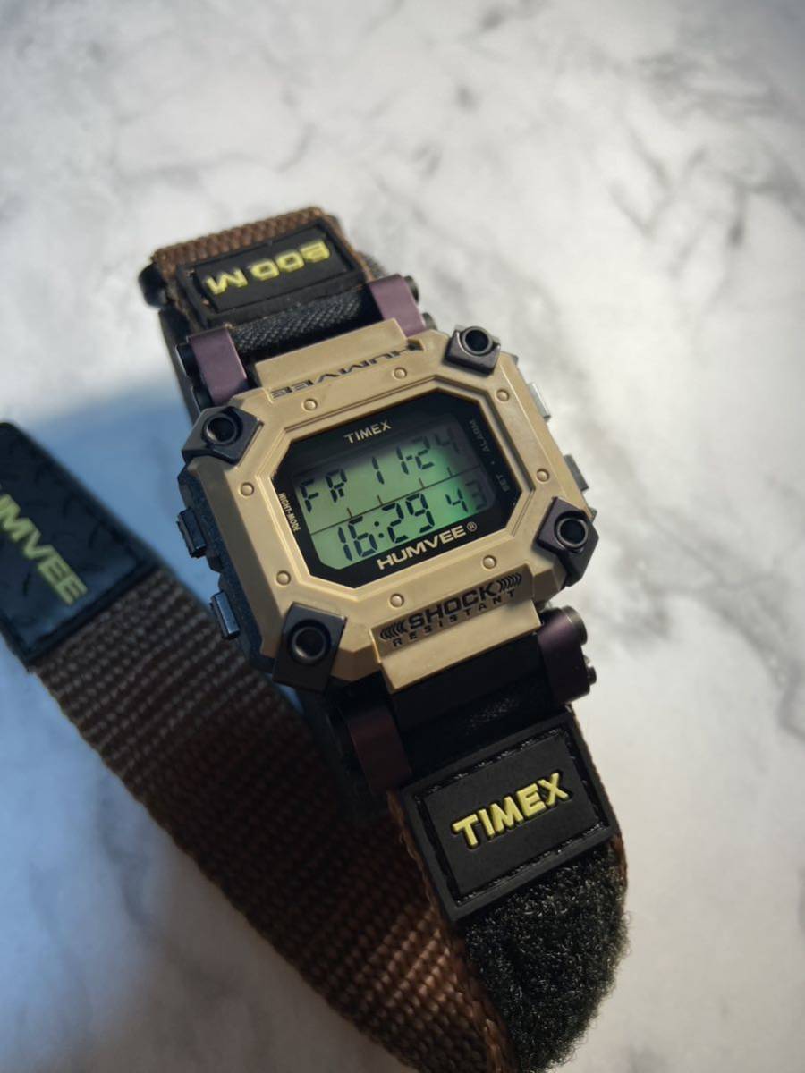 希少超美品 TIMEX HUMVEE INDIGLO 新品電池 タイメックス ハンヴィー