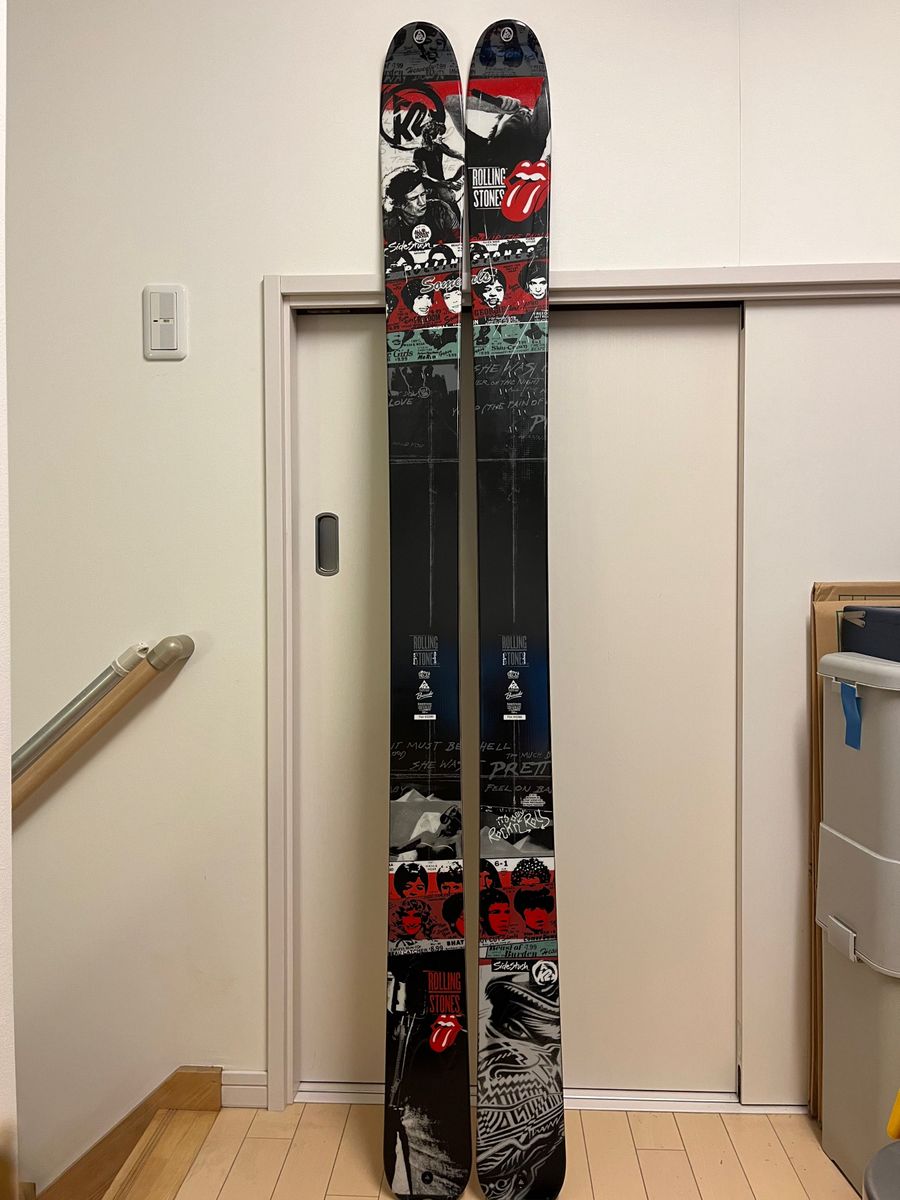 k2 ローリングストーンズ 50周年 スキー板 174cm サイドスタッシュ