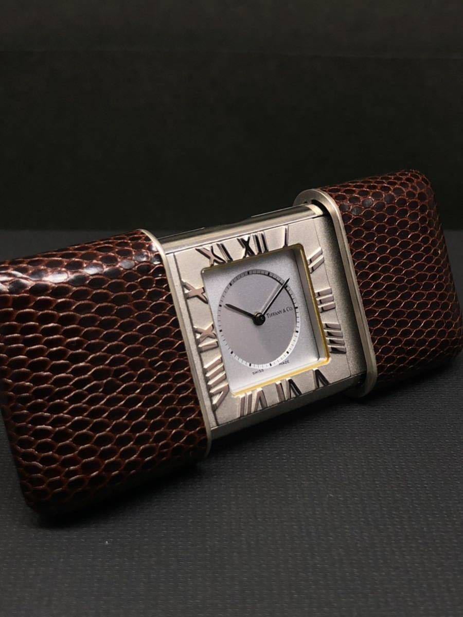 極希少/中古美品 Tiffany & Co /Atlas travel clock 〜 ティファニー