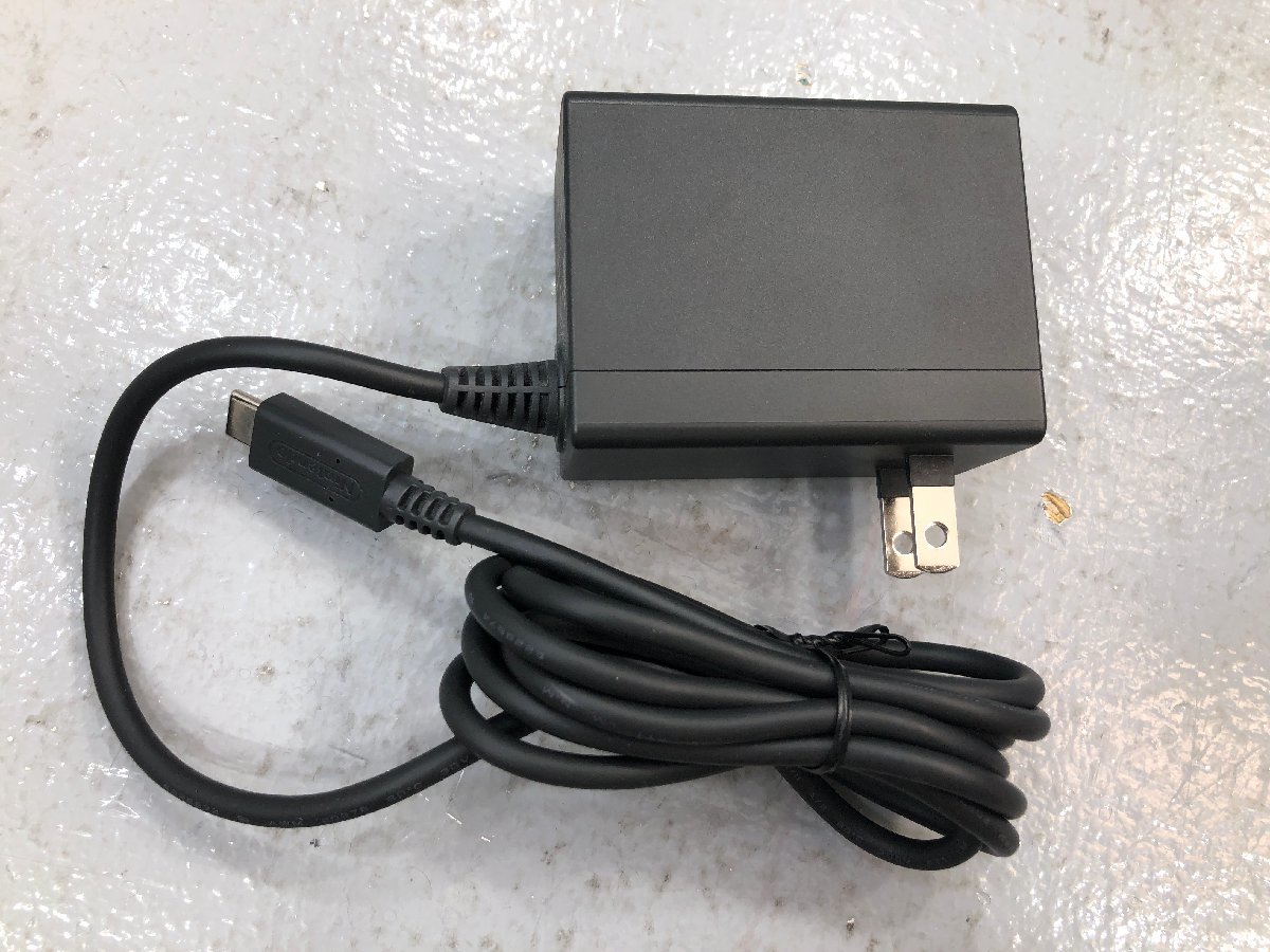 ジャンク】Switch Lite グレー 純正ACアダプター-作者不明赤地龍図金襴香合