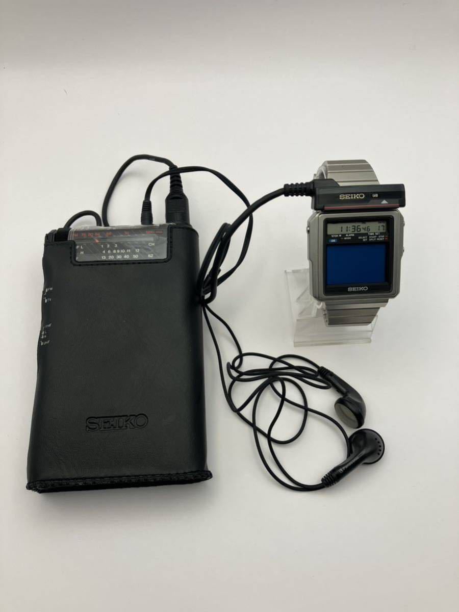 SEIKO TV WATCH T001-5010 セイコーテレビウォッチ稼働中 レシーバー