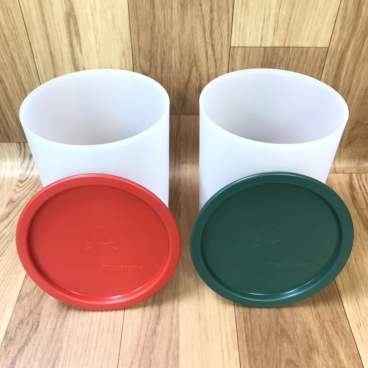 送料無料 未使用品 Tupperware タッパーウェア 丸型 2 0Lx2個セット