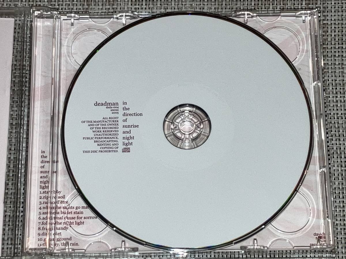 送料込み deadman/in the direction of sunrise and night light/CD+