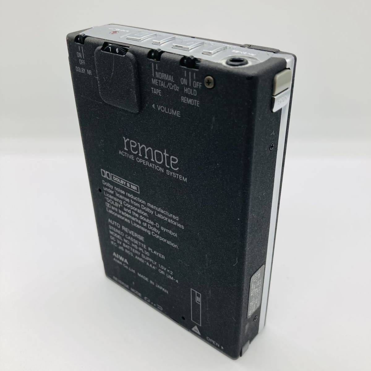 AIWA アイワ HS-PL30 ポータブルカセットプレーヤー カセットデッキ