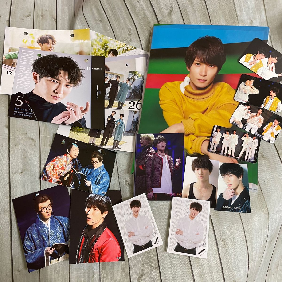 SnowMan 渡辺翔太 グッズセット クリアファイル 新品未開封 カレンダー