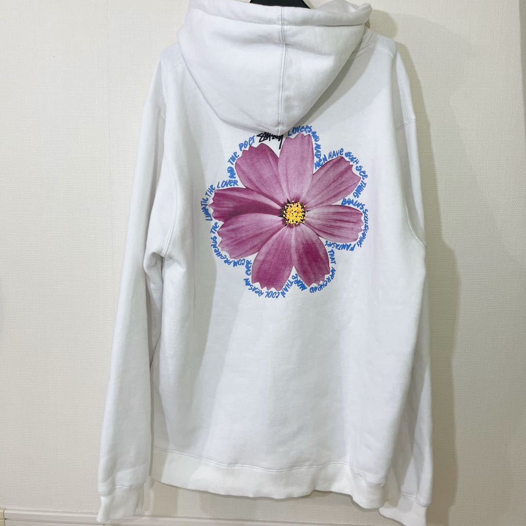 STUSSY ステューシー パーカーXL 花 フラワープリント レア 希少