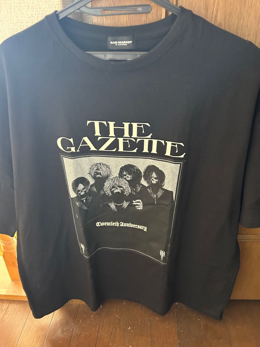 the gazette Tシャツ 20th xlサイズ 試着のみ ガゼット 黒 値下げ済
