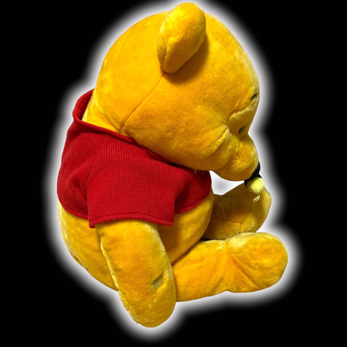 激レア】かなり古いプーさんのぬいぐるみBIGサイズ 縦 57㎝ 横 30