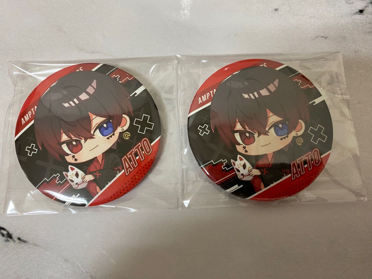 AMPTAKxCOLORS あっとくん Summer デフォ 缶バッジ AMPTAK｜Yahoo