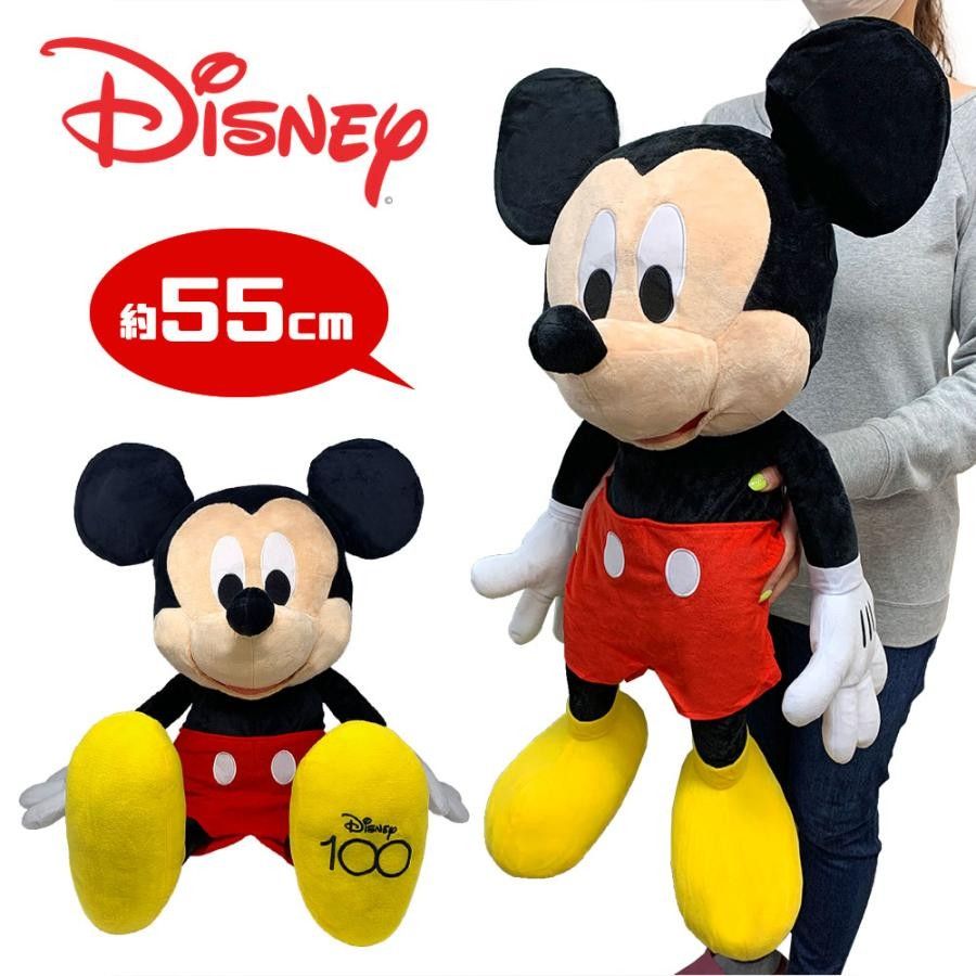 希少2体ディズニー100周年一番くじラストワン賞BIGミッキー特大ぬいぐるみ