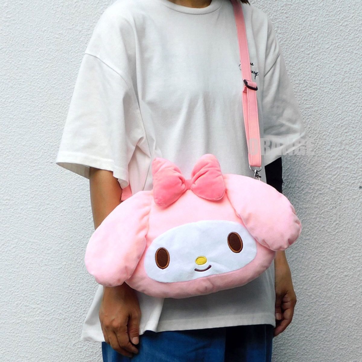 新品 マイメロディ ぬいぐるみ ショルダーバッグ 斜めがけバッグ