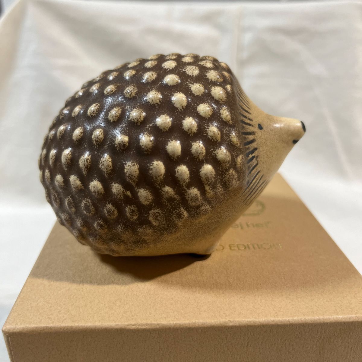 新品 リサラーソン 流れ星のハリー ヘイヘイ ブラウン 陶器 置物 限定