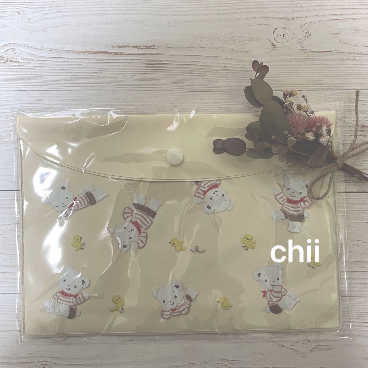 新品未使用】ファミリア クリアケース中 オーガナイザー 母子手帳