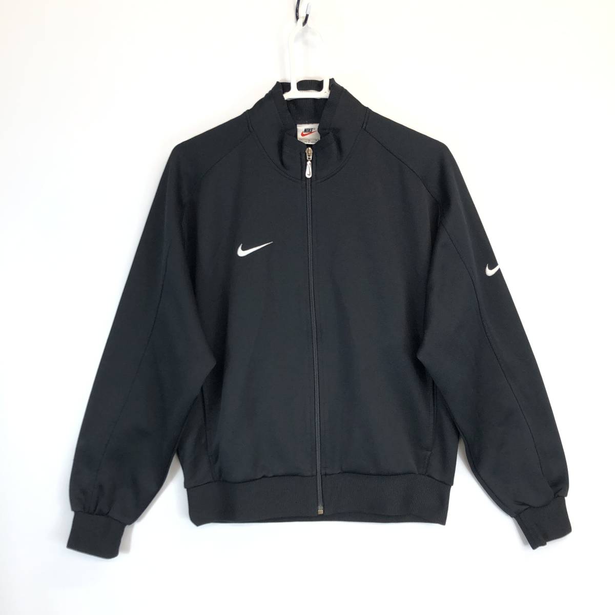 90s 銀タグ 日本製 NIKE ナイキ トラックジャケット ジャージ ブラック