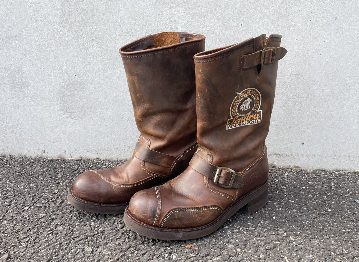 Yahoo!オークション - sendra センドラ エンジニアブーツ us10.5 スチ