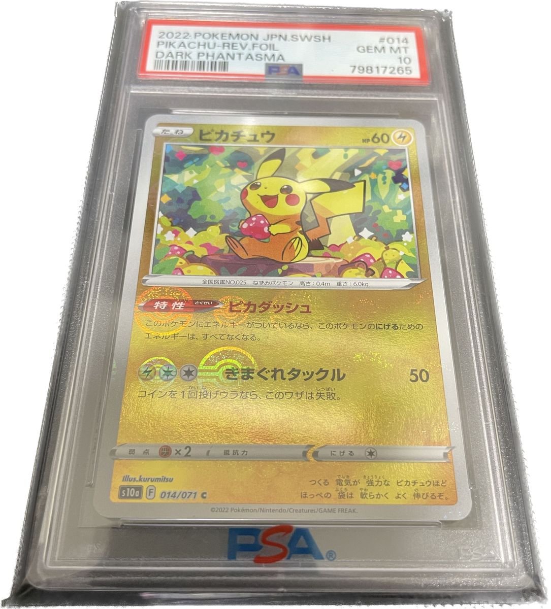 psa10取得数226枚】ピカチュウ モンスターボールミラー ポケモンカード