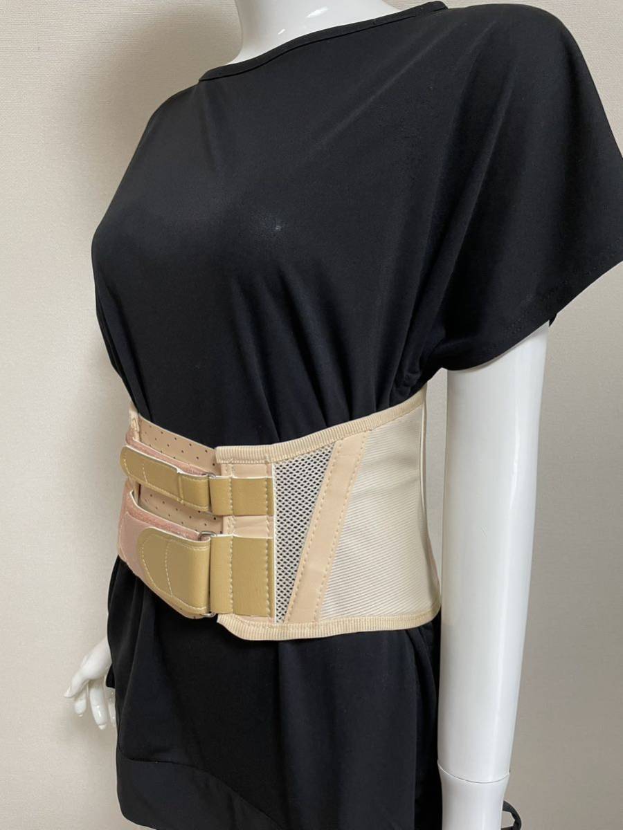 医療用コルセット 腰椎コルセット 腰痛ベルト Sサイズ 胴囲62〜72cm