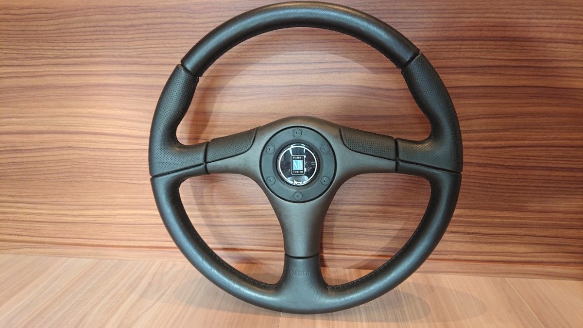 NARDI ナルディ Z5ステアリング Φ36 5 ブラックレザー 【美品】｜Yahoo