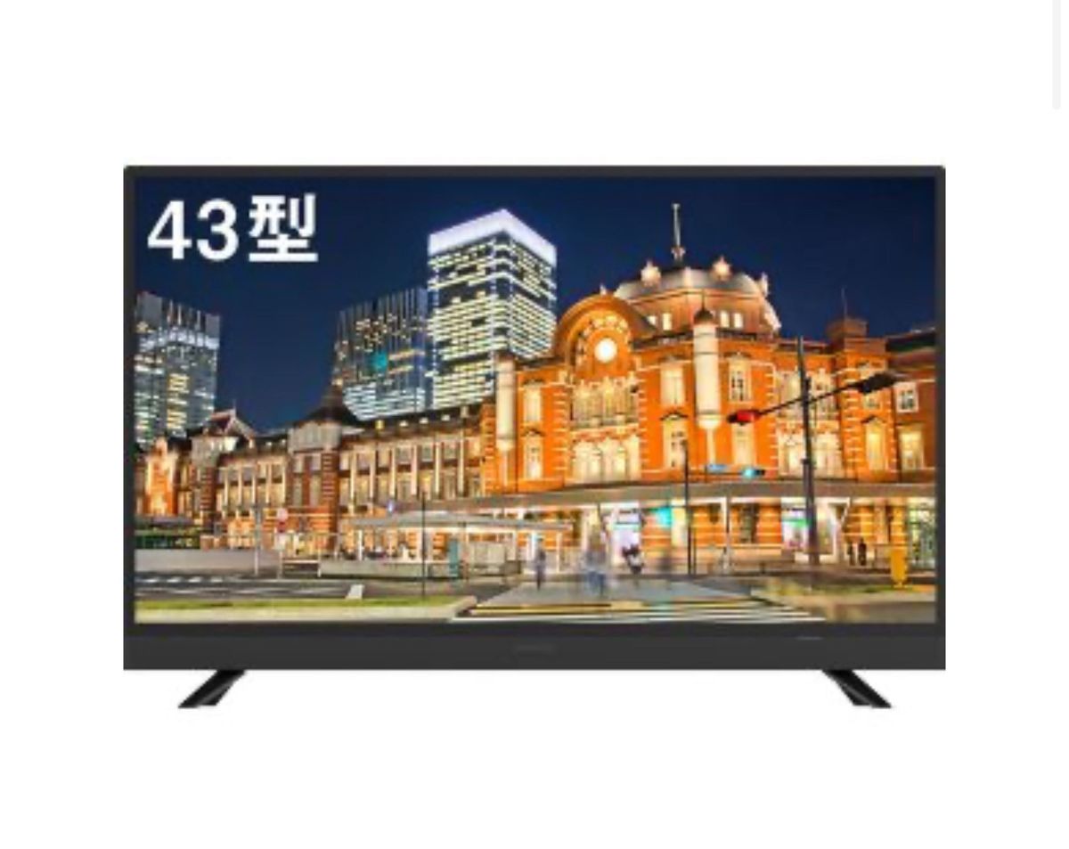 maxzen マクスゼン 43型 フルHD液晶テレビ J43SK03 送料無料 美品 IPS